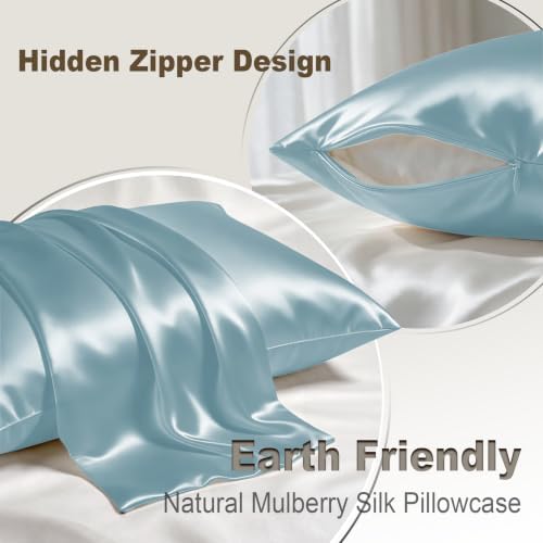 LYSHIN Silk Pillow Cases 2 Pack King Size - Image 2