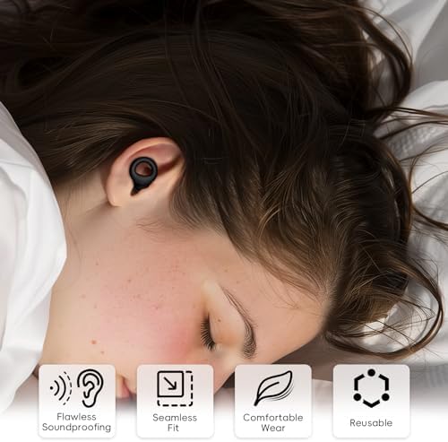 Noise Canceling Earplugs for Sleep and Concentration– New Flexible Earplugs for - Image 3