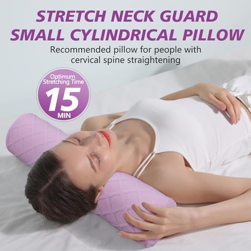 Cozyhealth 3.1" H Small Cervical Roll Pillow, Medium Soft Memory Foam Neck - Image 4