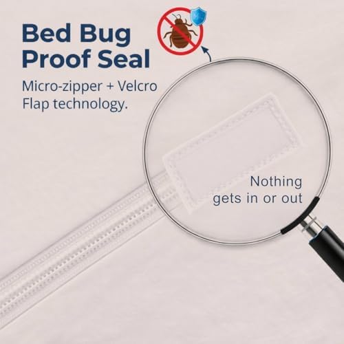 Guardmax Twin Mattress Protector Zippered, Bed Bug Mattress Cover - Image 3
