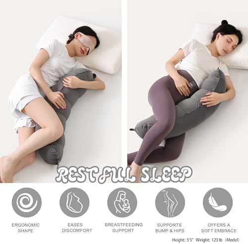Peallow – Long Round Body Pillow - Image 5