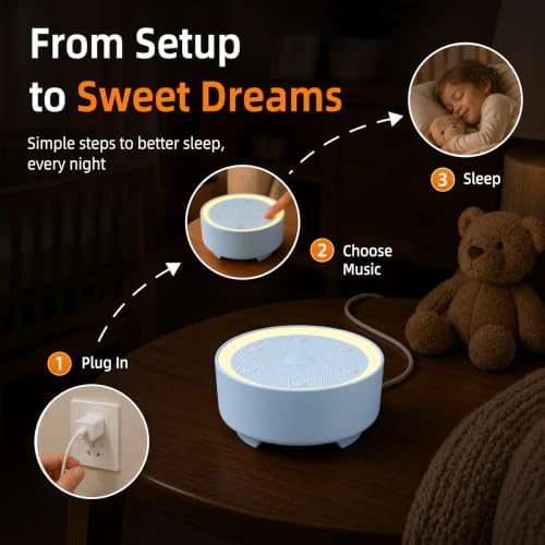 Kipcush White Noise Machine for Sleeping, Baby & Adults, High-Fidelity - Image 7