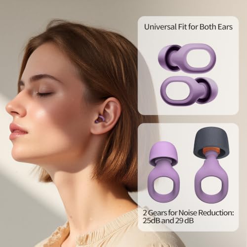 Ear Plugs for Sleeping, 25-29dB Soft Silicone Ear Plugs for Side Sleepers - Image 6