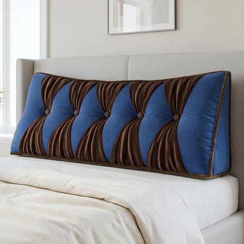 Daneey Headboard Pillow Queen, Triangular Wedge Pillow Headboard, Wedge by Daneey