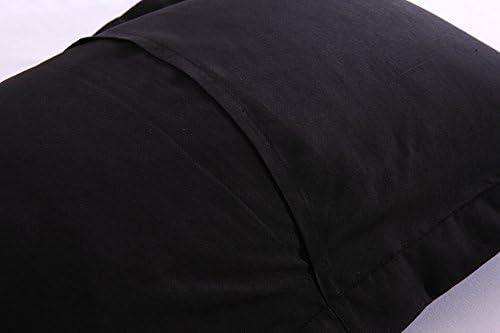 MarCielo 2-Piece Embroidered Pillow Shams, King Decorative Microfiber Pillow - Image 5