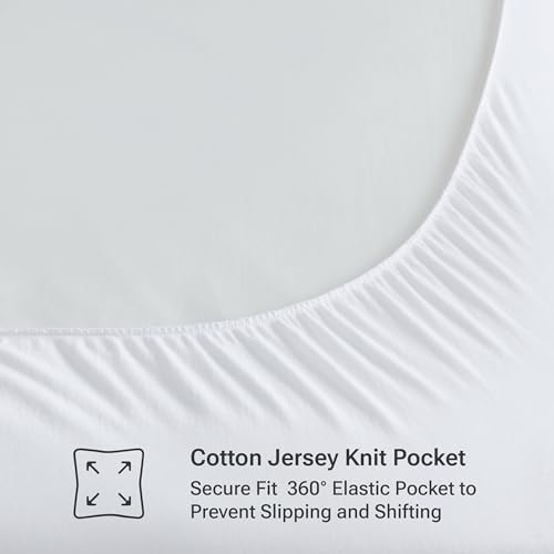 Sleep Philosophy Twin Size Mattress Pad, 100% Cotton Mattress Protector - Image 4