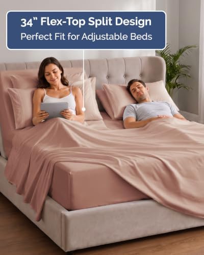 Extra Deep Flex Top Split Head King Sheet Set - Image 3
