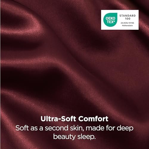 Bedsure Satin Pillowcases King Set of 2, Silky Pillow Cases - Image 5
