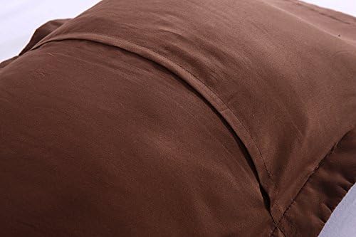 MarCielo 2-Piece Embroidered Pillow Shams, King Decorative Microfiber Pillow - Image 5