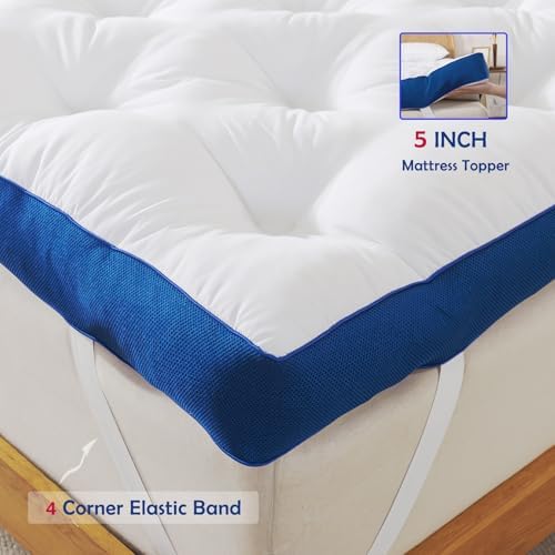 WhatsBedding 5 Inch Memory Foam Mattress Topper Queen - Image 6