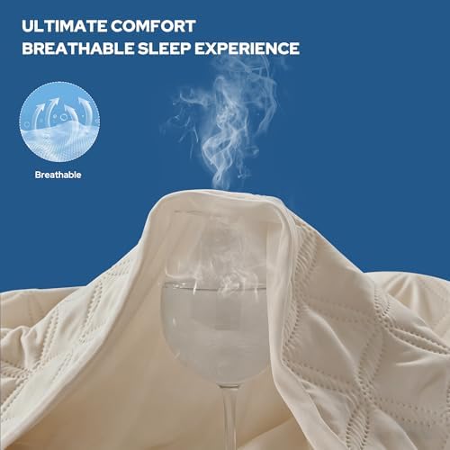 BEDLORE 2 Pack Waterproof Mattress Protector, Twin Size Mattress Pad - Image 5