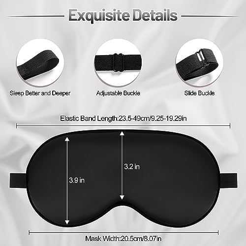 Sleep Mask, Silk Eye Mask for Sleeping - Image 3