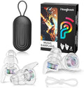 Hearprotek Concert Ear Plugs, 2 Pairs Reusable High Fidelity Musician Ear Plugs by Hearprotek