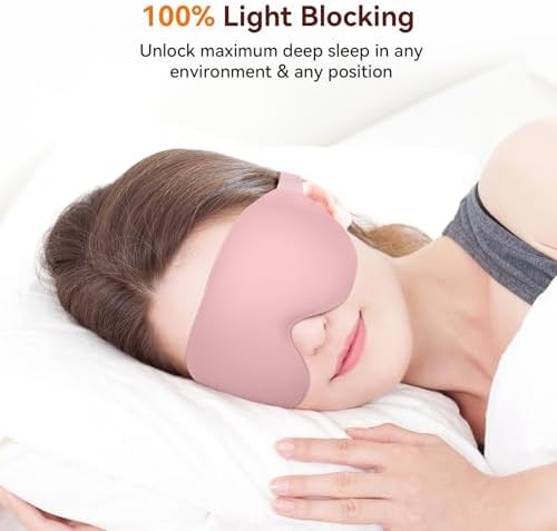 Sleep Mask, EVA BELLE Eye Mask for Men Women, Zero Pressure 3D Sleeping Mask - Image 4