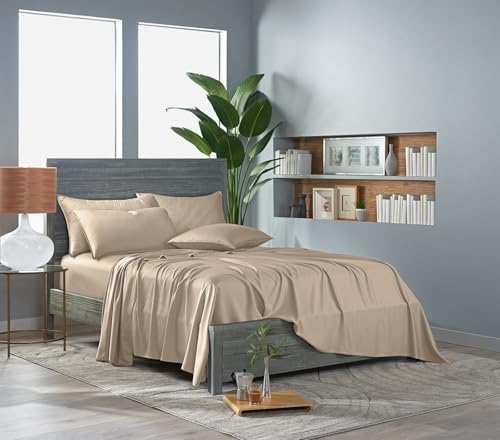 Pure Bamboo Full Sheets, Genuine 100% Organic Viscose Derived from Bamboo Bed - Image 3