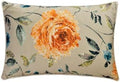 The HomeCentric Decorative Lumbar Pillow Cover Orange Pack of 2, Hand Embrodiery by TheHomeCentric