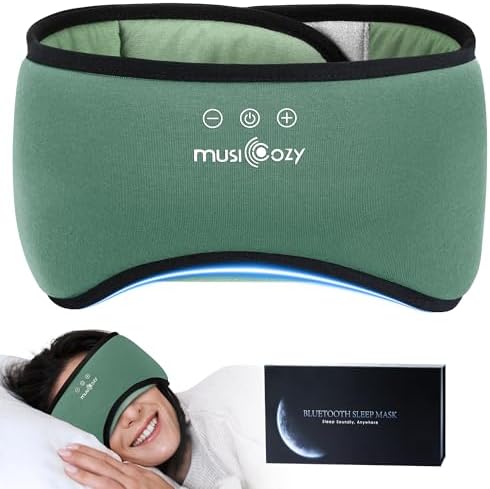 MUSICOZY Sleep Mask with Bluetooth Headphones Eyemask by MUSICOZY
