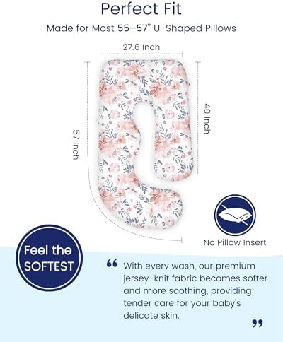 TotAha Soft Pregnancy Pillow Cover Compatible - Image 3