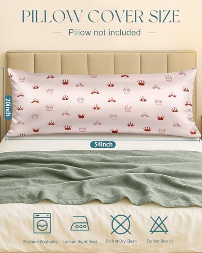 Miss Adola Soft Silk Body Pillow Cover, 20x54 Inch - Image 6