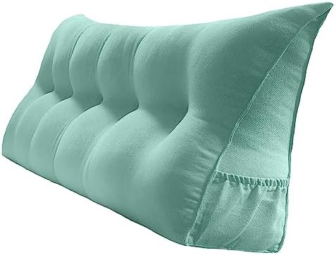 Peachwell Handmade Headboard Pillow-King Size Wedge Support Large Bolster by PEACHWELL