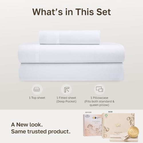 California Design Den 100% Organic Cotton XL Twin Sheets - Image 3