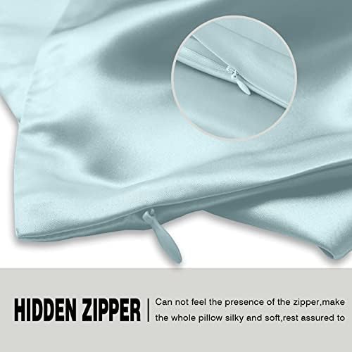 Silk Pillow Cases 2 Pack Soft Breathable and Sliky King Size Pillow Cases Set - Image 4