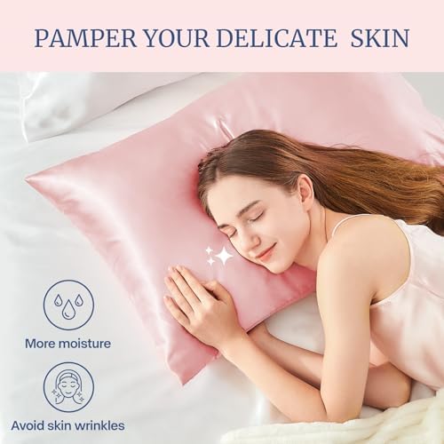 BEDELITE Satin Pillowcases, Small King 20x36 Inch - Image 3