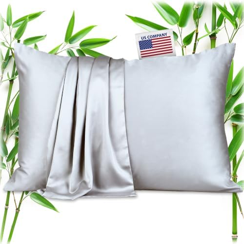 Pillow Cases - 100% Viscose Derived from Bamboo - Cooling Pillowcase - King Size by VeganSilk