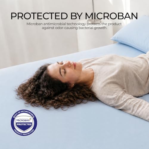 FAUNNA 100% Cotton Mattress Encasement Bed Bug Dust Mite Cover, Queen 12 - Image 2