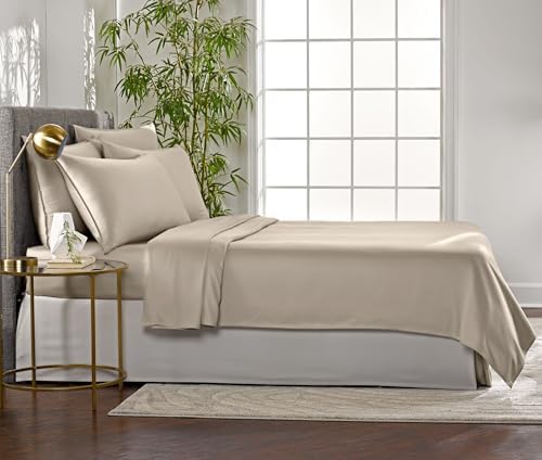Pure Bamboo King Sheets, Genuine 100% Organic Viscose Derived from Bamboo Bed - Image 4