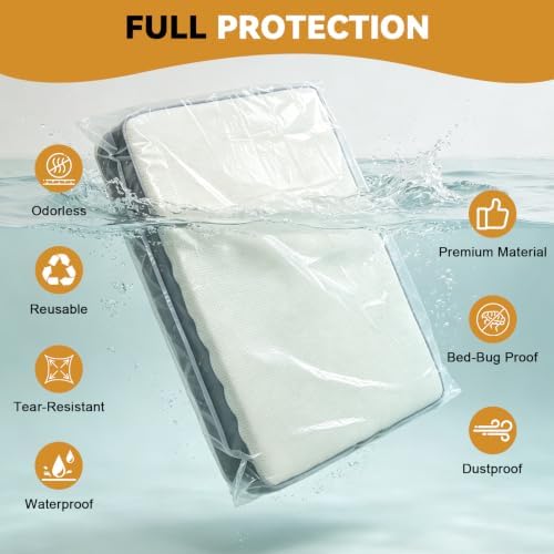 Twin Mattress Bags for Moving and Disposal – Plastic Mattress Protector for - Image 2