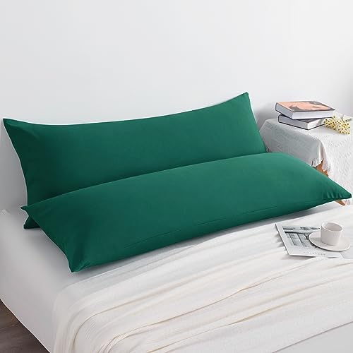 NTBAY Body Microfiber Pillowcases, Dark Green - Image 2