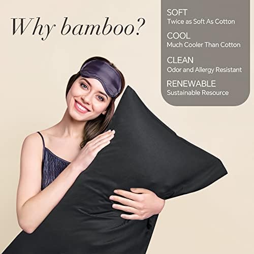 BEDELITE Pillow Cases Standard Size 2Pcs, Rayon Derived from Bamboo - Image 2