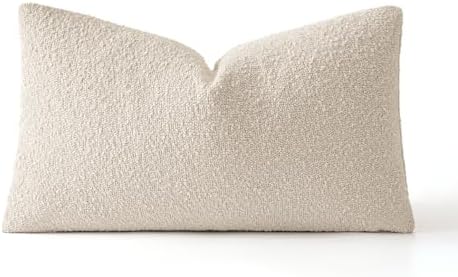 MIULEE Textured Boucle Lumbar Pillow Cover - Image 6