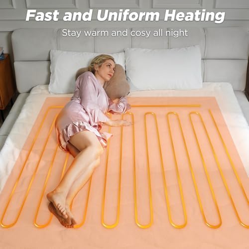 Templewet Heated Mattress Pad Twin XL Size, Bed Warmer Pad, Machine Washable - Image 4