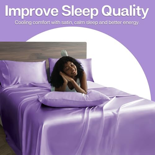 MR&HM Satin Pillowcase 2 Pack, Queen Size 20"x30" - Image 4