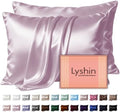 LYSHIN Silk Pillow Cases 2 Pack King Size by LYSHINSILKPILLOWCASES