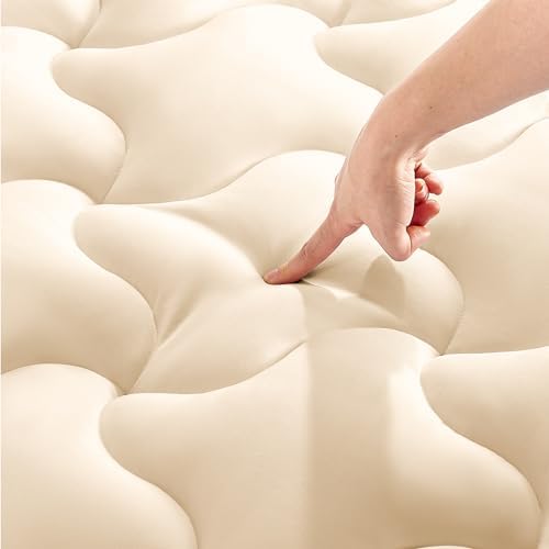 SLEEP ZONE Full Size Soft Mattress Pad, Quilted Fitted Mattress Cover - Image 7