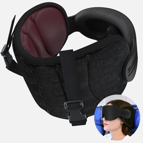 SARISUN Travel Pillows for Airplanes, Stable Head Support, Travel Essential by SARISUN