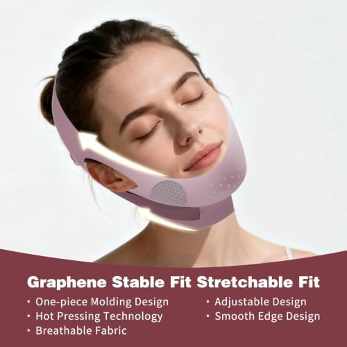 Graphene V-Line Neck Lifting Mask Jaw Support Sleeping Face Tape - Image 6