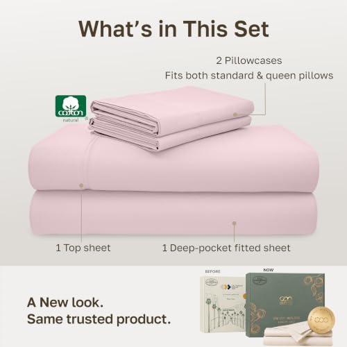 California Design Den 600 Thread Count Cotton Full Size Sheet Sets - Image 3