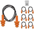 Klein Tools 605036 Corded Earplugs, 25dB NRR, Reusable Orange Ear Protection by KleinTools