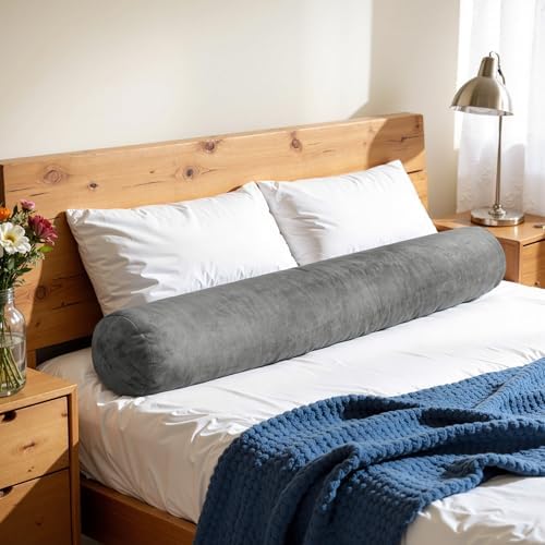 SyMax 7.8"x47" Body Pillow for Adults, Long Round Body Pillow for Adults by SyMax