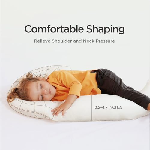 Choc chick Toddler Body Pillow, 34x27in Moon Shape Hug Pillow - Image 4