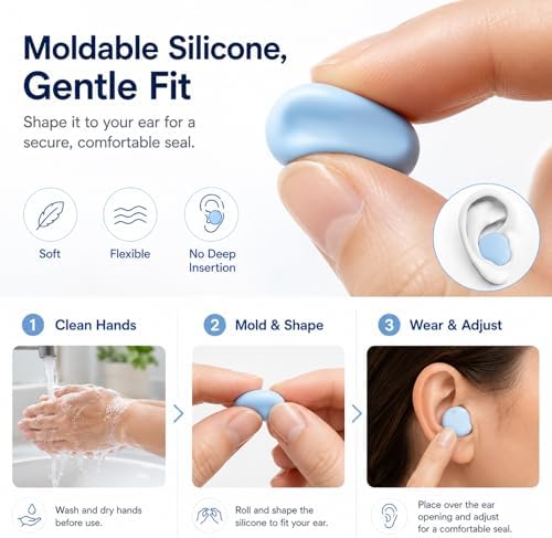 AITOLY Moldable Silicone Ear Plugs - Image 4