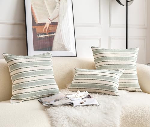 Cethom Decorative Boho Lumbar Throw Pillow Covers, Farmhouse Textured Pillow - Image 2