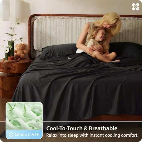 Bedsure PureWoven 100% Viscose Derived from Bamboo, Queen Sheets - Image 4