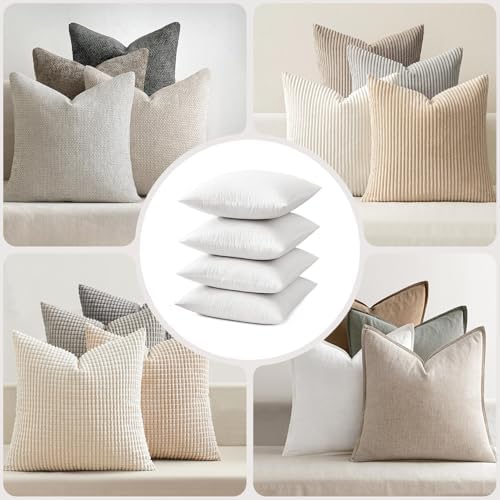 MIULEE 22x22 Pillow Inserts - Image 4