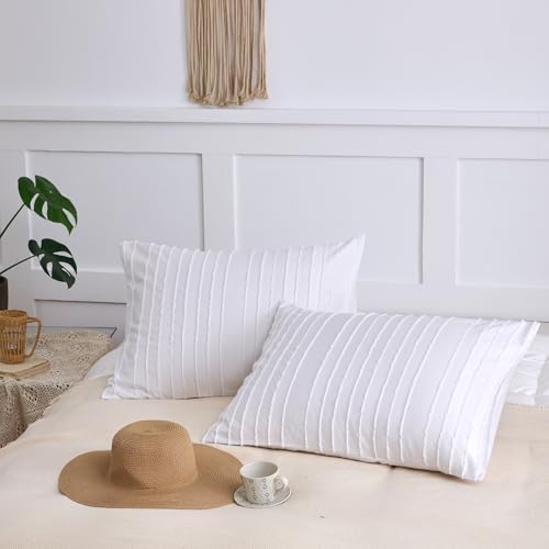 Standard Pillow Shams 2 Pack, Standard Size Pillowcases by xuandian