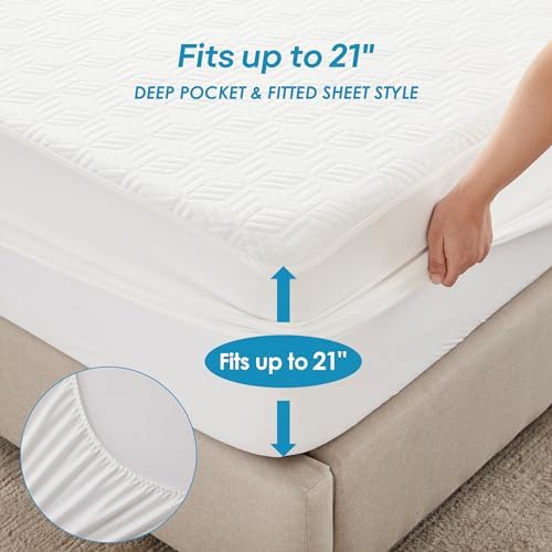 Cozymaker Cooling King Size 100% Waterproof Mattress Protector - Image 4